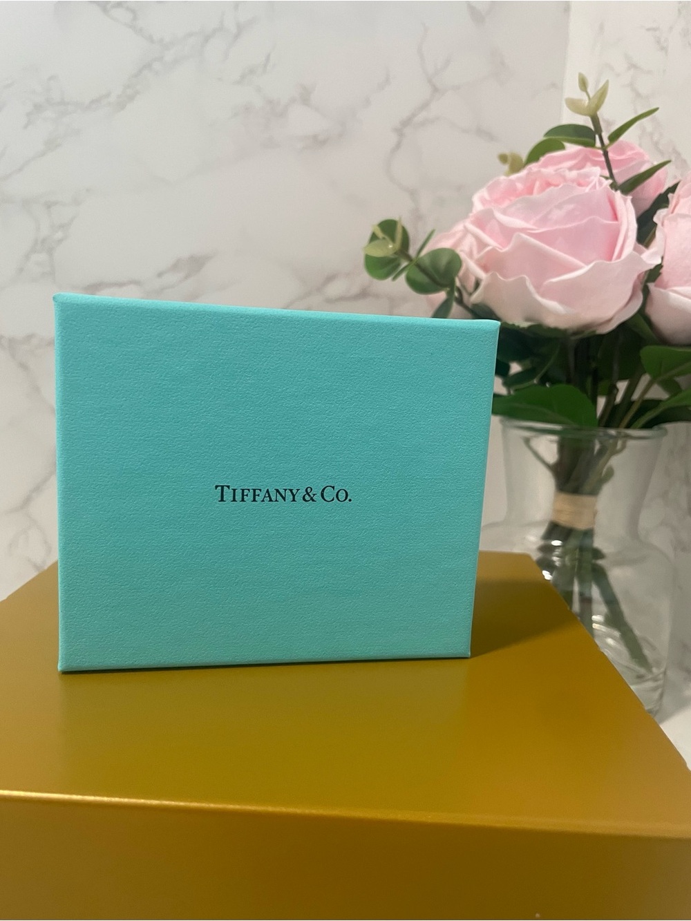 Authentic Tiffany & Co. Empty Jewelry Box • Original Store Insert Included